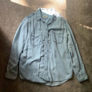 Express boyfriend button up